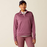 Ariat Ladies Breathe 1/2 Zip Sweatshirt in Tulipwood